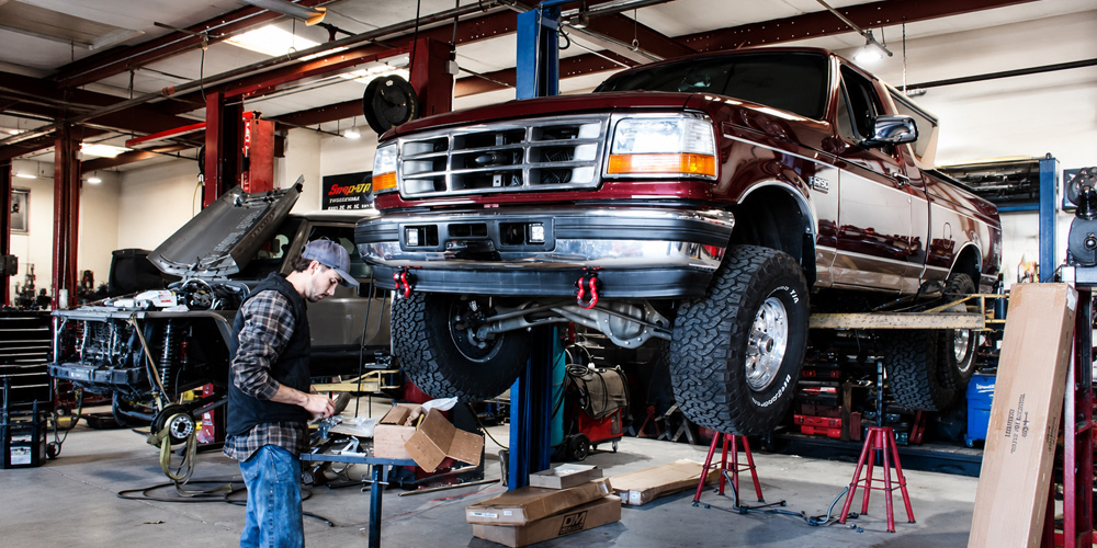 Servicing Vehicle